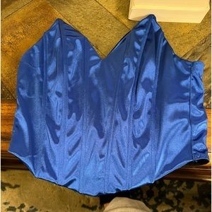 Strapless corset top